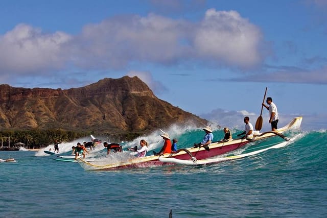 Catch the waves on Outrigger Canoe!